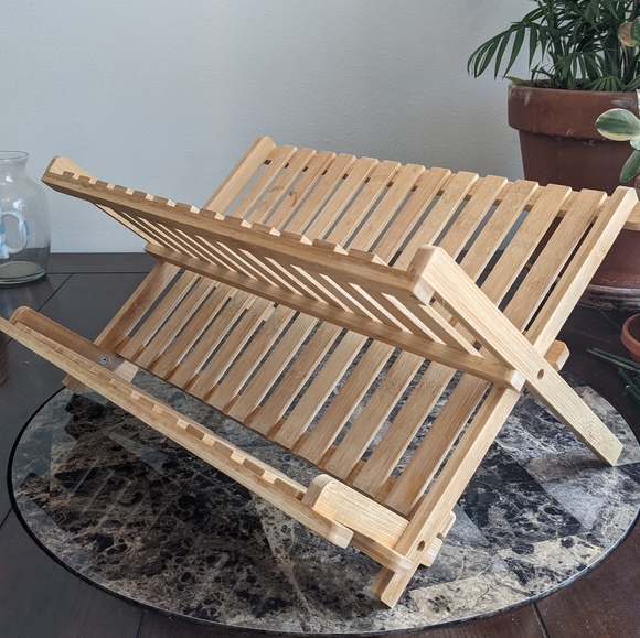 Bamboo Dish Drying Rack - Picture 2 of 8
